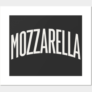 Mozzarella Cheese College Type Italian Food Mozzarella Lover Posters and Art